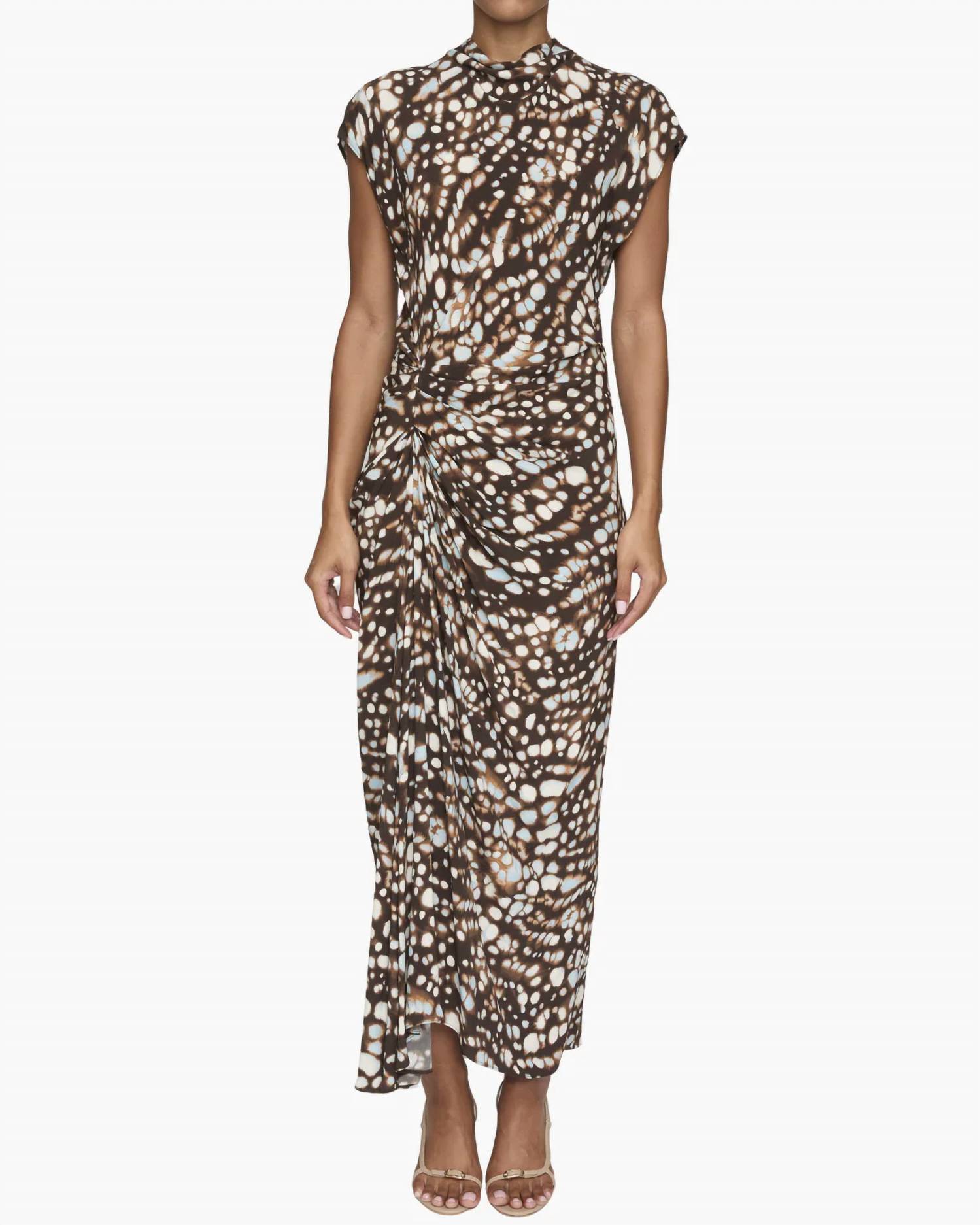 New A.L.C. Alma Midi Dress In Ganache Multi